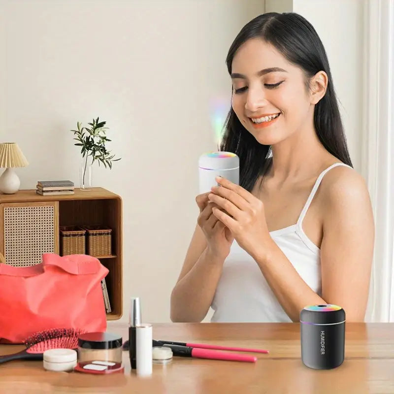 🌈 Mini Humidificateur USB H₂O – Fraîcheur & Bien-être à tout moment