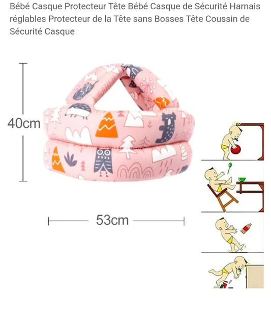 🍼casque protecteur de sécurité pour bébé anti chocs anti bosses